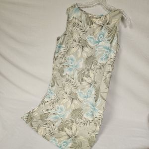 Slip-On Dress Orchid Pattern Natural Elements